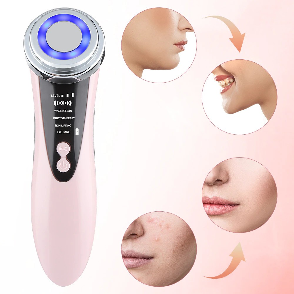 aparat-pentru-tratament-facial-si-intinerirea-pielii-5-in-1-w-618-roz