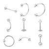 Decoratiuni Unghii Piercing SILVER