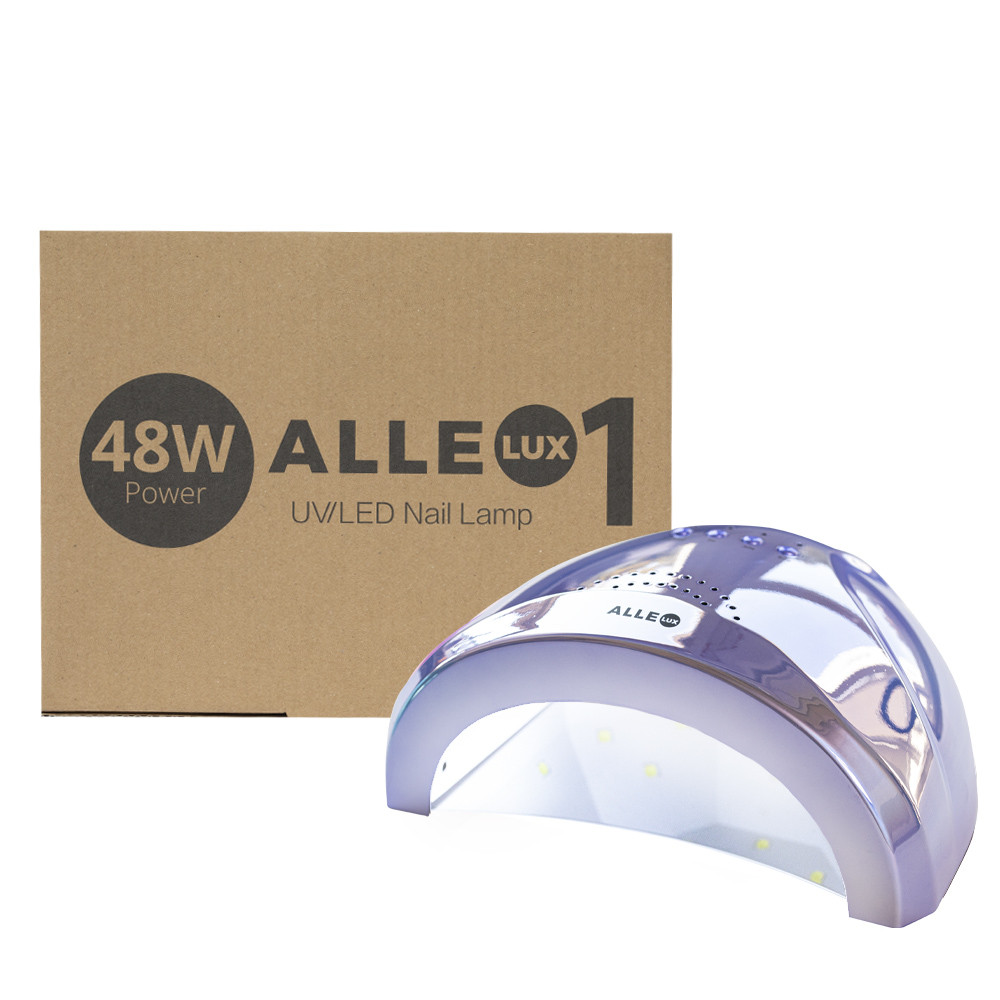 lampa-uv-led-profesionala-sunone-holographic-grey-48w