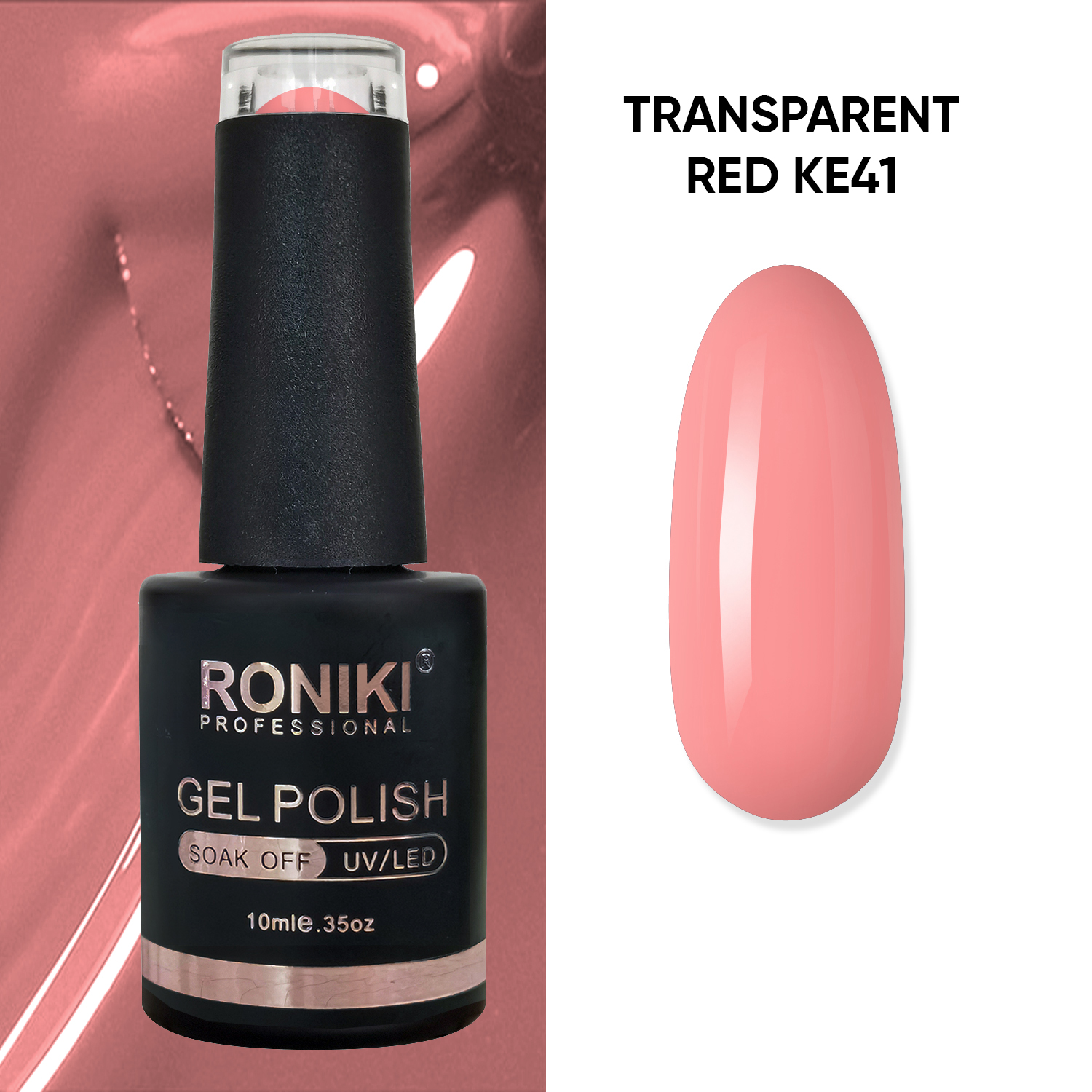 oja-semipermanenta-roniki-transparent-red-ke41