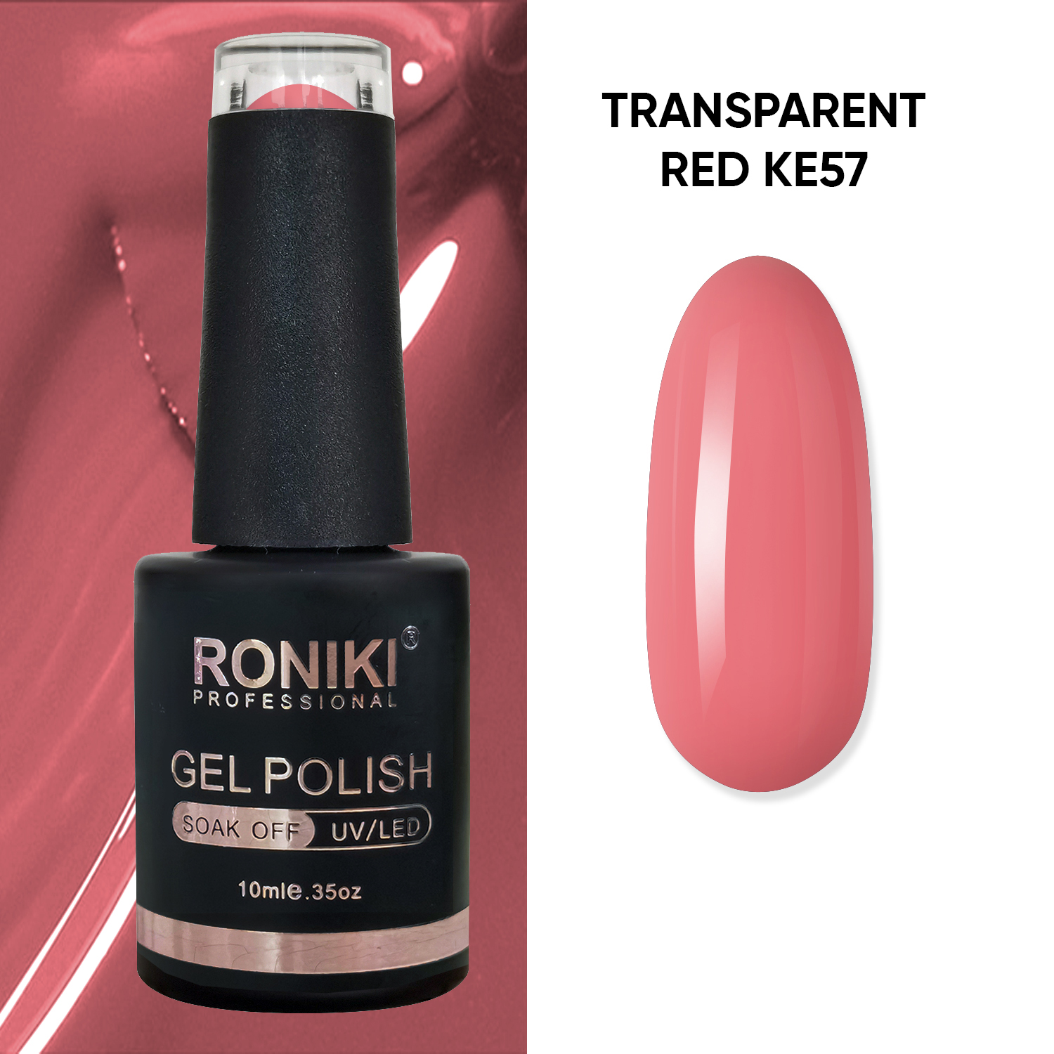 oja-semipermanenta-roniki-transparent-red-ke57