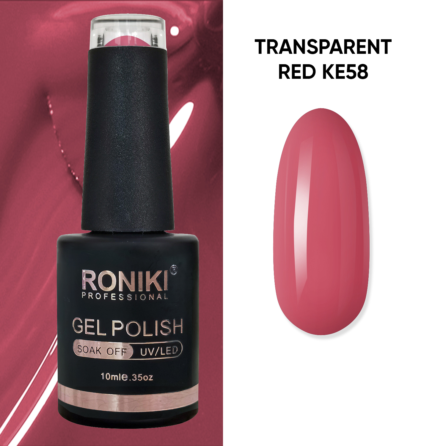 oja-semipermanenta-roniki-transparent-red-ke58