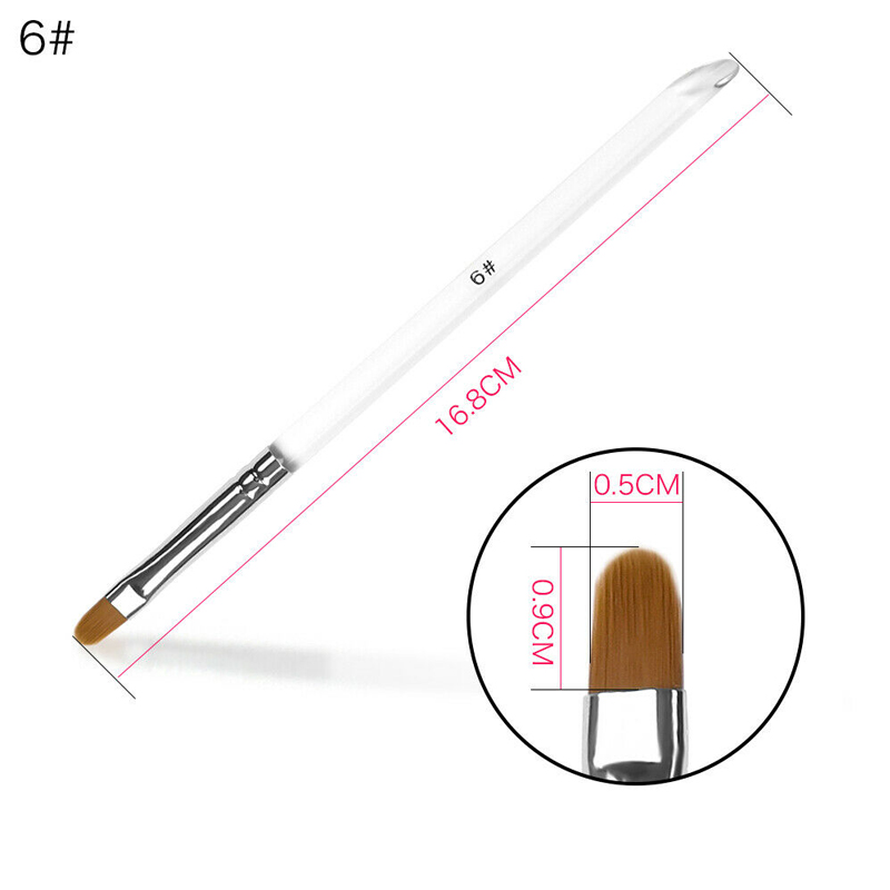 pensula-gel-limba-pisica-clear-nr6