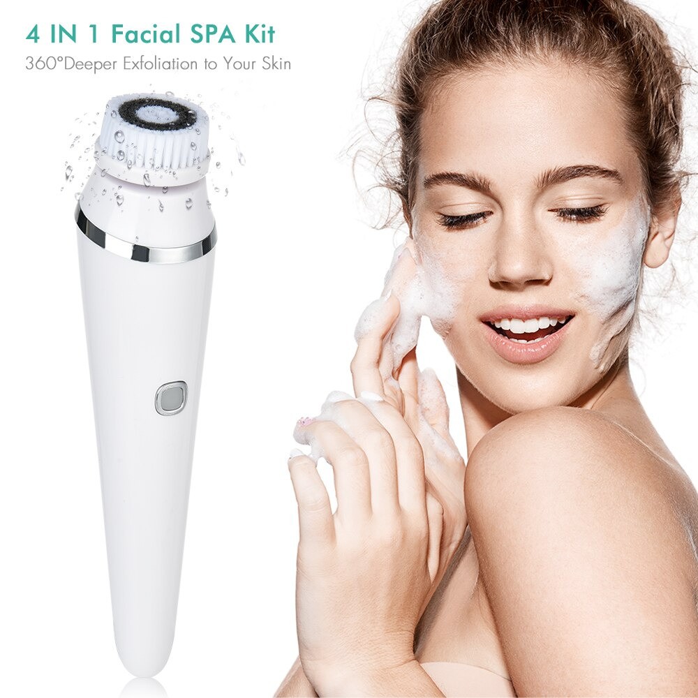 perie-electrica-de-curatare-faciala-4-in-1-alb