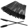 Set 50 Perii de unica folosinta pentru gene si sprancene, Negru