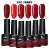 Set 6 Oje Semipermanente Zolla – Red Series 8ml