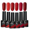 Set 6 Oje Semipermanente Zolla – Red Series 8ml