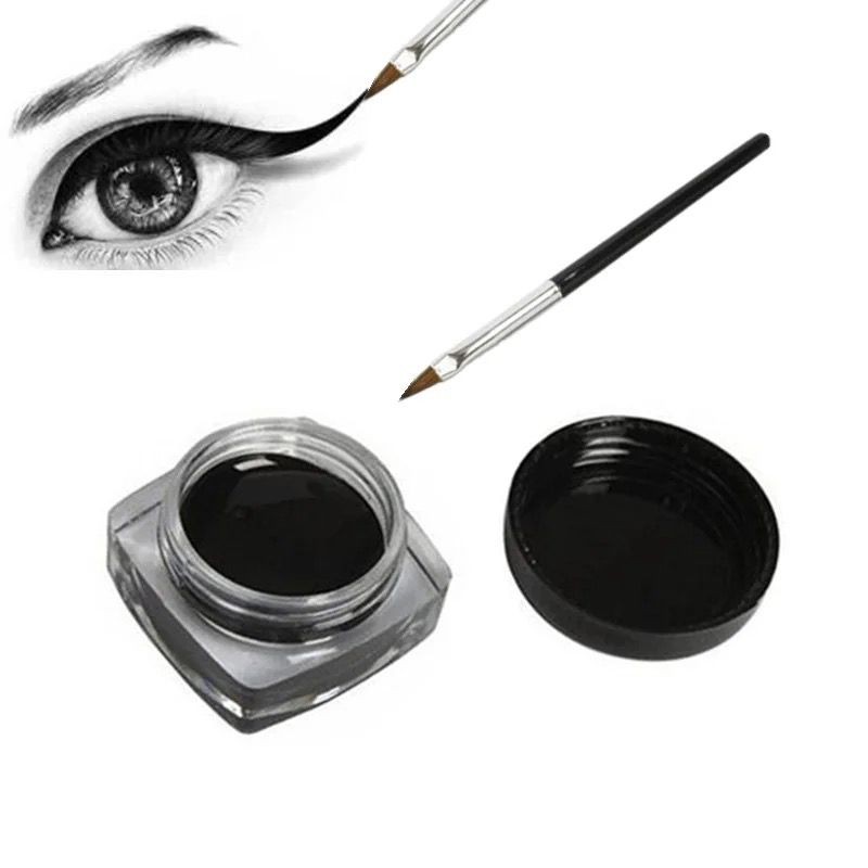 set-eyeliner-cream-negru-cu-pensula-de-aplicare-waterproof