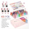 Kit oja semipermanenta Venalisa VIP 4, 60 culori, +Primer+ Base Coat + 3x Top Coat+ catalog culori si transport gratuit – VIP4-KIT